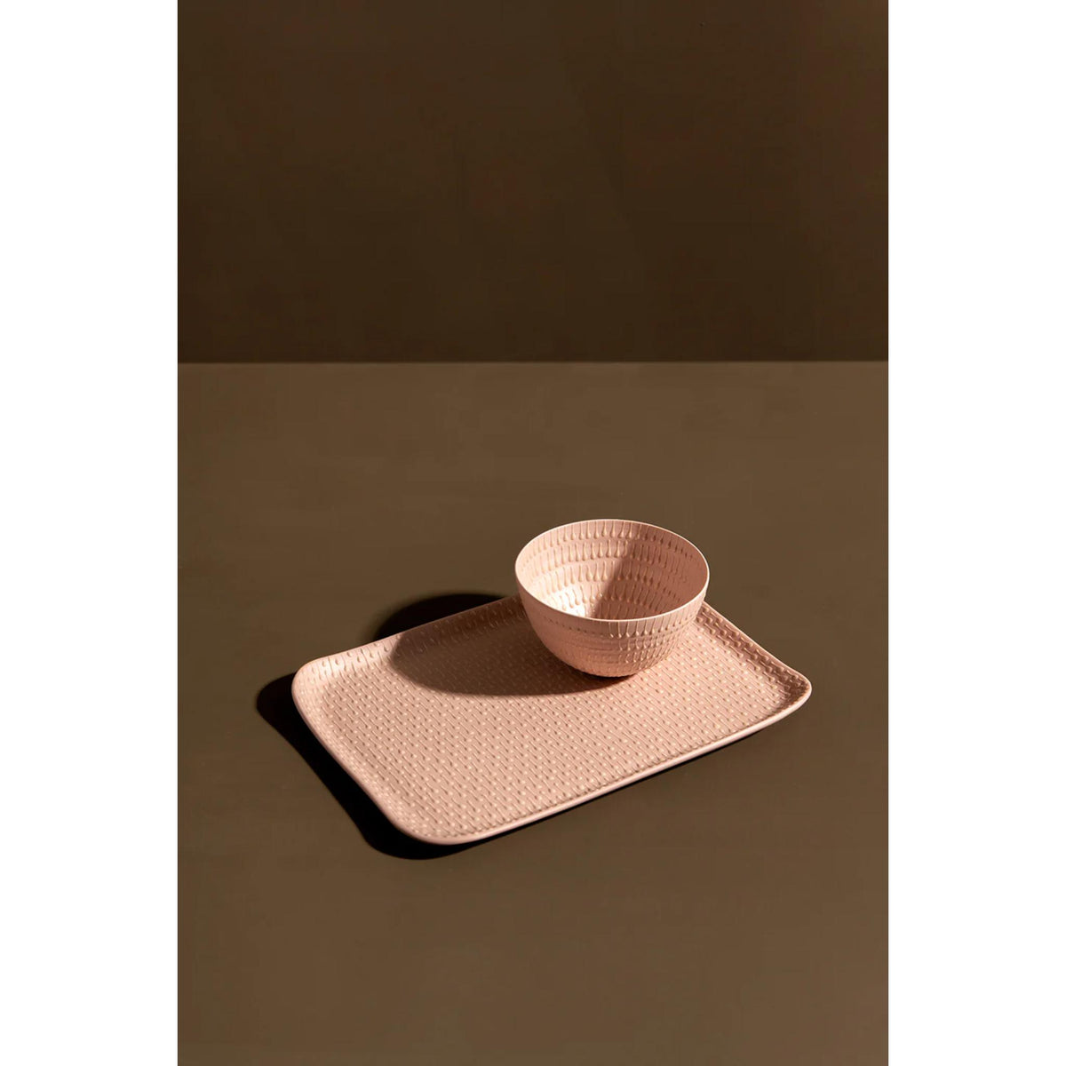 Apple and Honey Dish Set in Blush and Indian Red by Maiyan