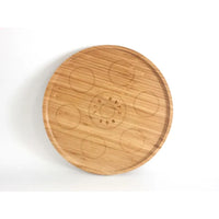 'Bee' Bamboo and Ceramic Apple and Honey Dish Set For Rosh Hashanah with Colour Illustrations by Mickala Design