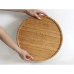 Bamboo and Ceramic Colourful Seder Plate by Mickala Designs
