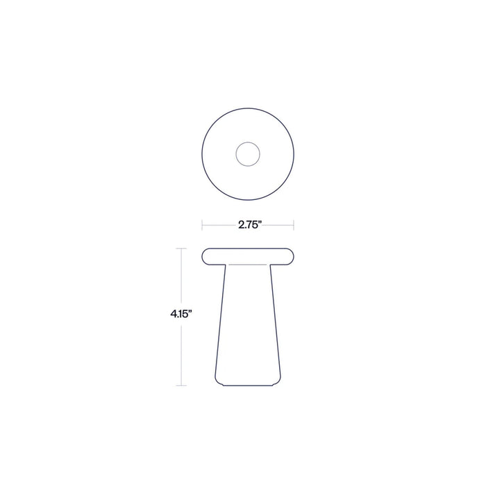 Mushroom Candlesticks in Black/White by Tchotchke