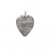 “Shaddai” Heart-Shaped Amulet-Pendant in Silver by the Israel Museum