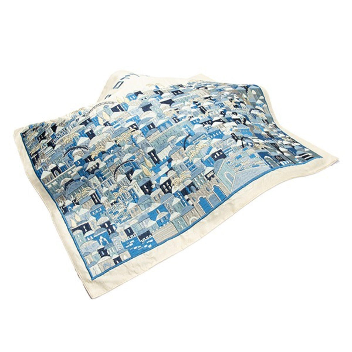 Full Embroidery Jerusalem Challah Cover by Yair Emanuel
