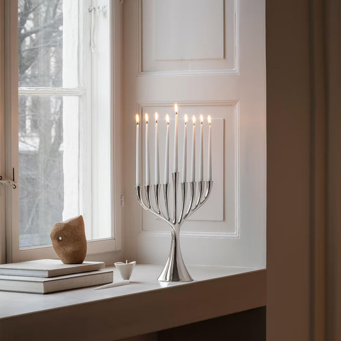 Cobra Chanukiah Large by Constantin Wortmann for Georg Jensen