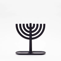Cast Iron Chanukiah by Josh Owen