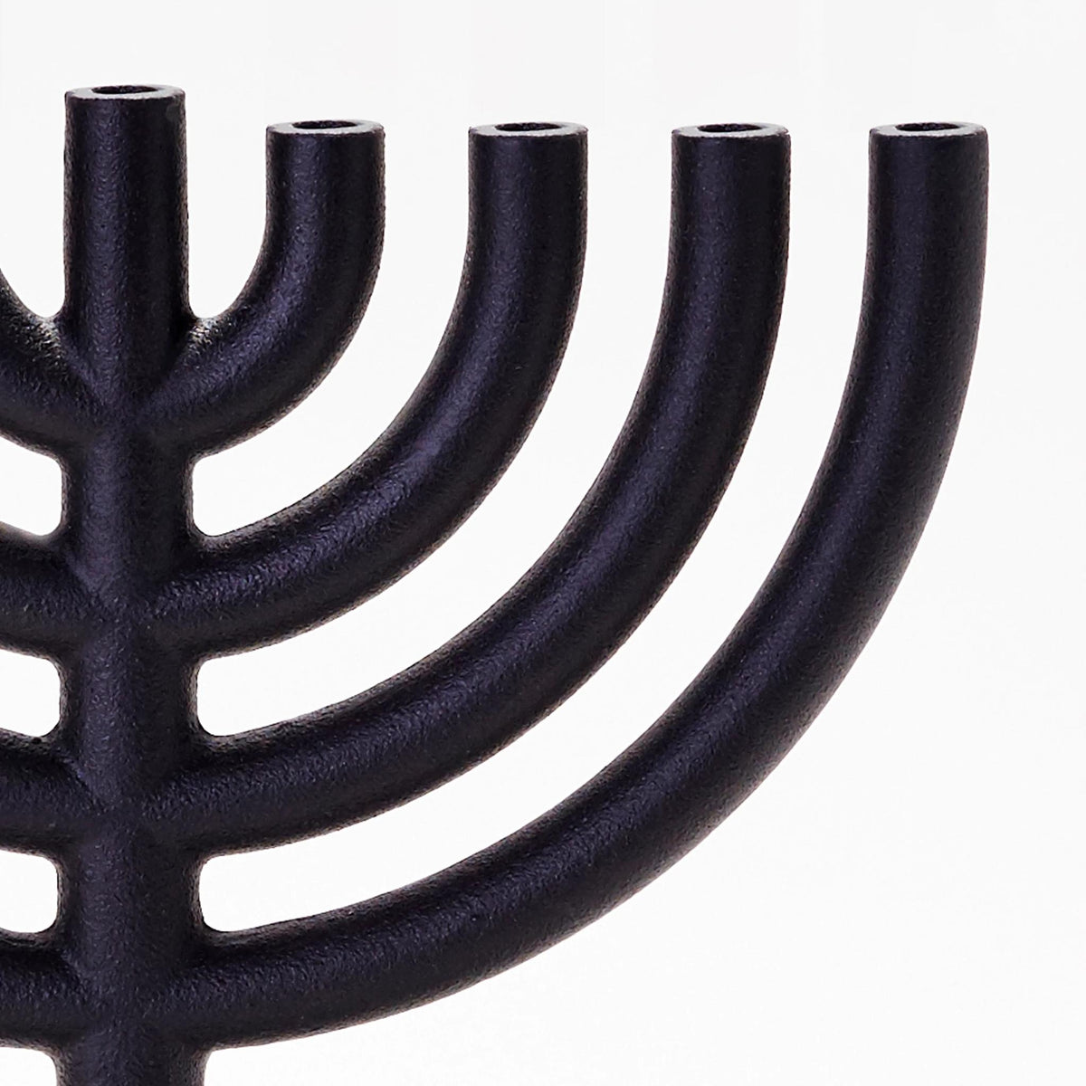 Cast Iron Chanukiah by Josh Owen