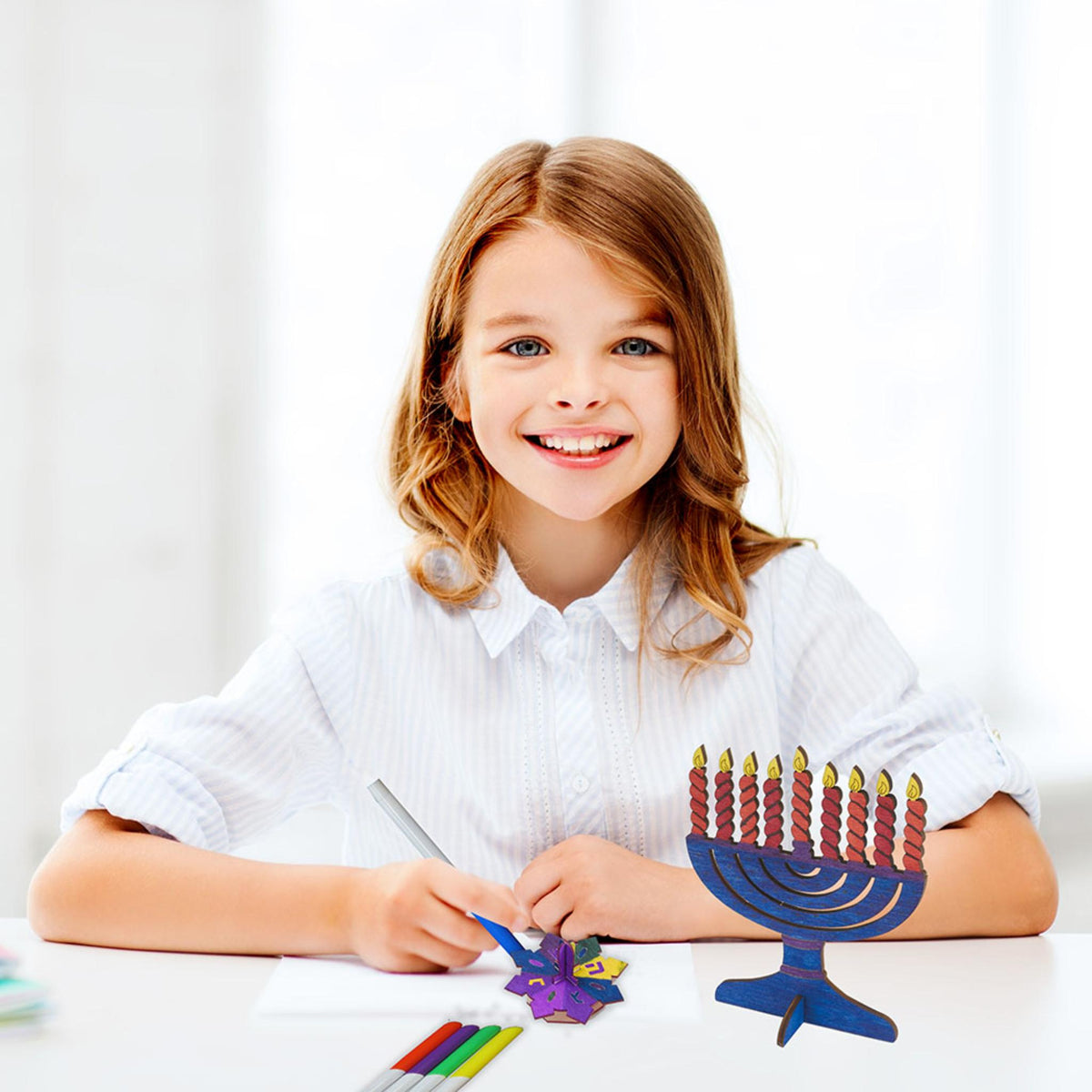 DIY Chanukah Wood Kit - Kids Arts and Crafts