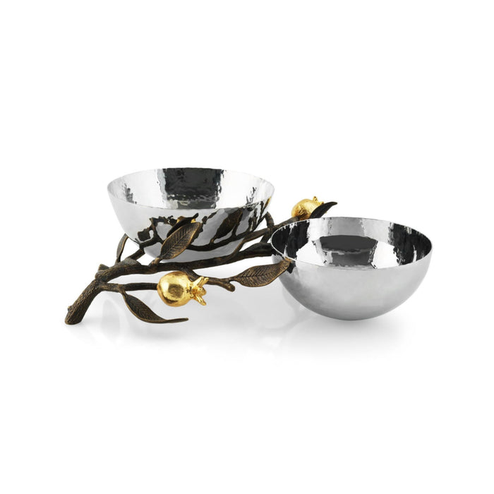 Pomegranate Double Dish for Apples and Honey by Michael Aram