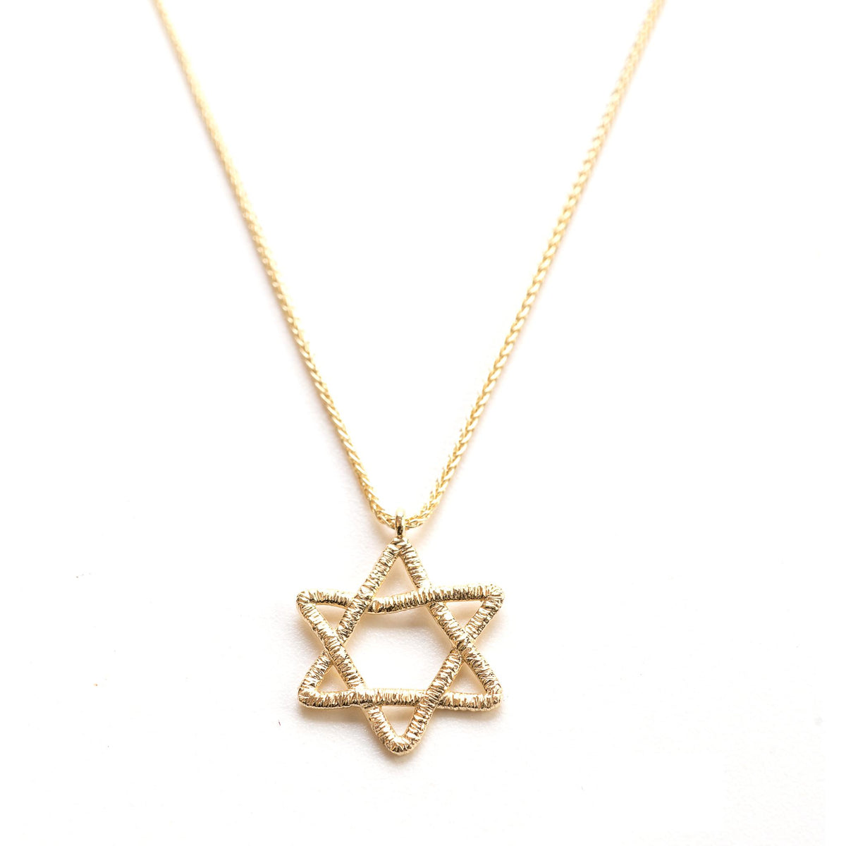 Star of David Pendant with Chain 14K gold by the Israel Museum