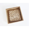 Hebrew Inscribed Bamboo Matzah Box by Mickala Design