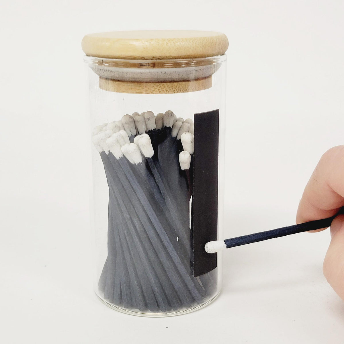 Chanukah Long Matches in Glass Gift Box