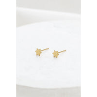 Tiny Star Of David Earrings Gold by Shlomit Ofir
