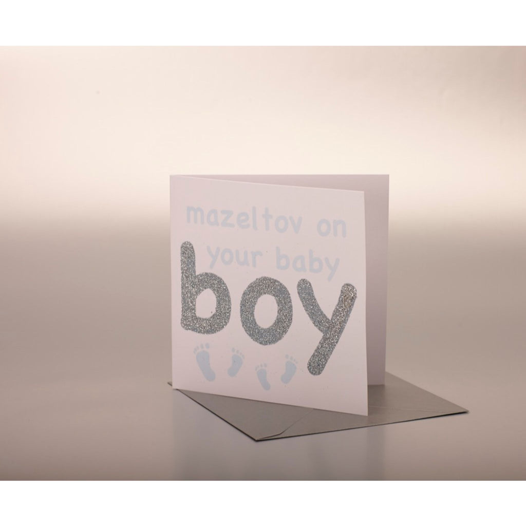 Mazeltov on Your Baby Boy Card