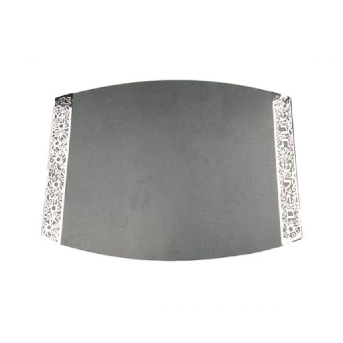 Challah Board in Porcelain with Metal Cutout - Grey by Yair Emanuel