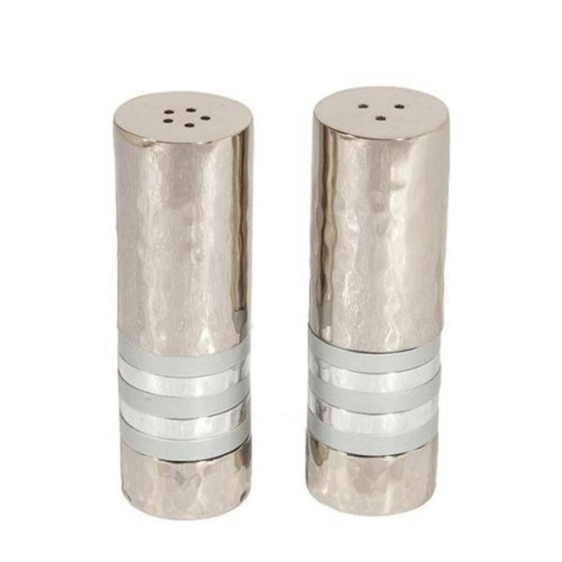 Hammered Silver Rings Salt & Pepper Shakers by Yair Emanuel