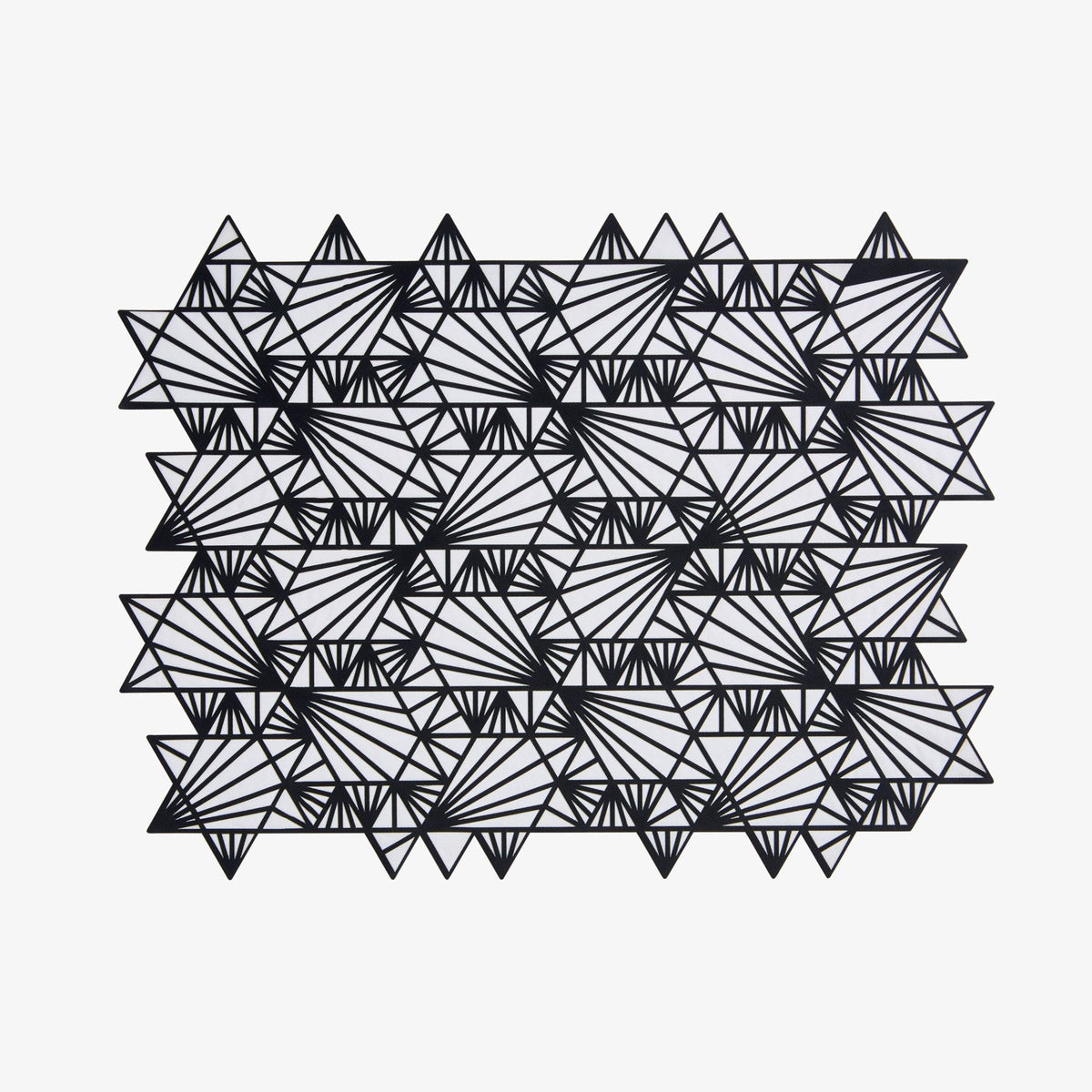 Magen David Challah Cover in Black by Apeloig Collection