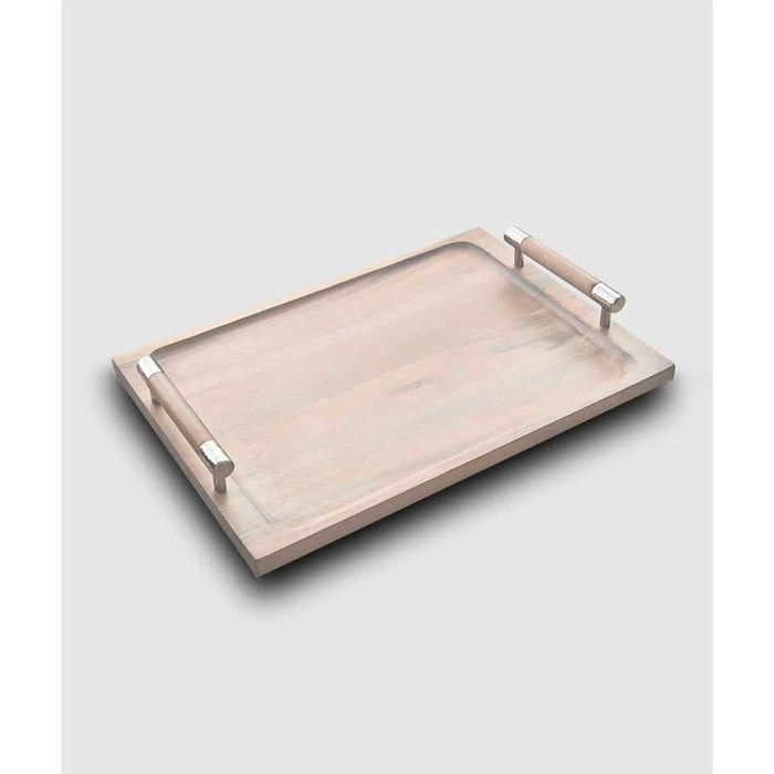 Sierra White Washed Wood Challah Tray/Board by Mary Jurek