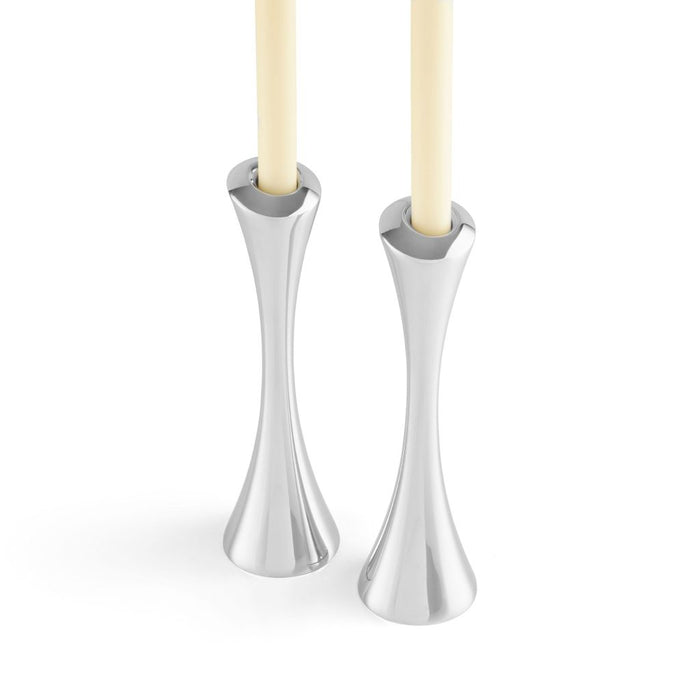 Aquila Shabbat Candlesticks by Lou Henry for Nambé