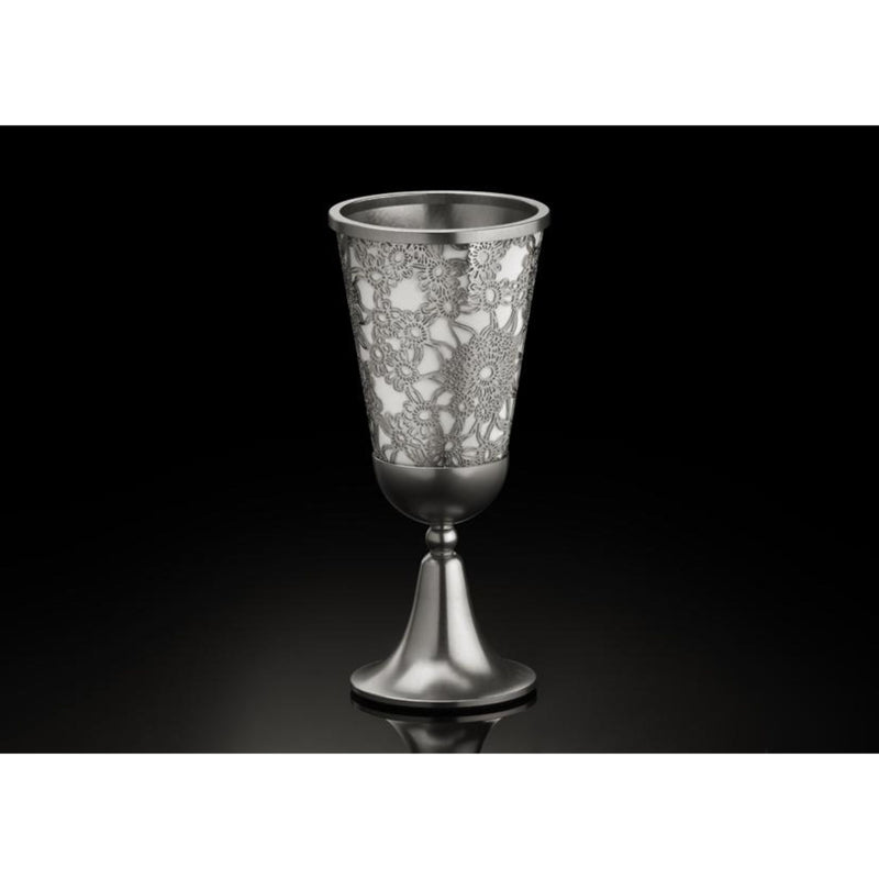 Late Blooming Kiddush Cup by Metalace Art