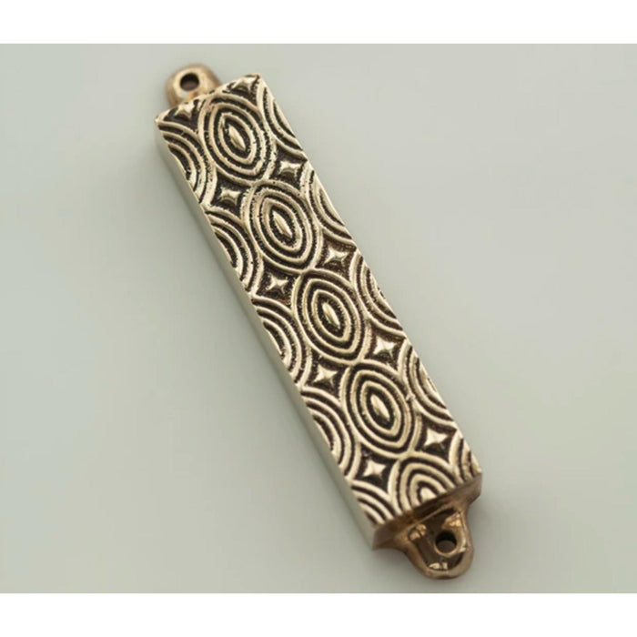 Mezuzah Art Deco No.3 Brass Mezuzah by Mi Polin