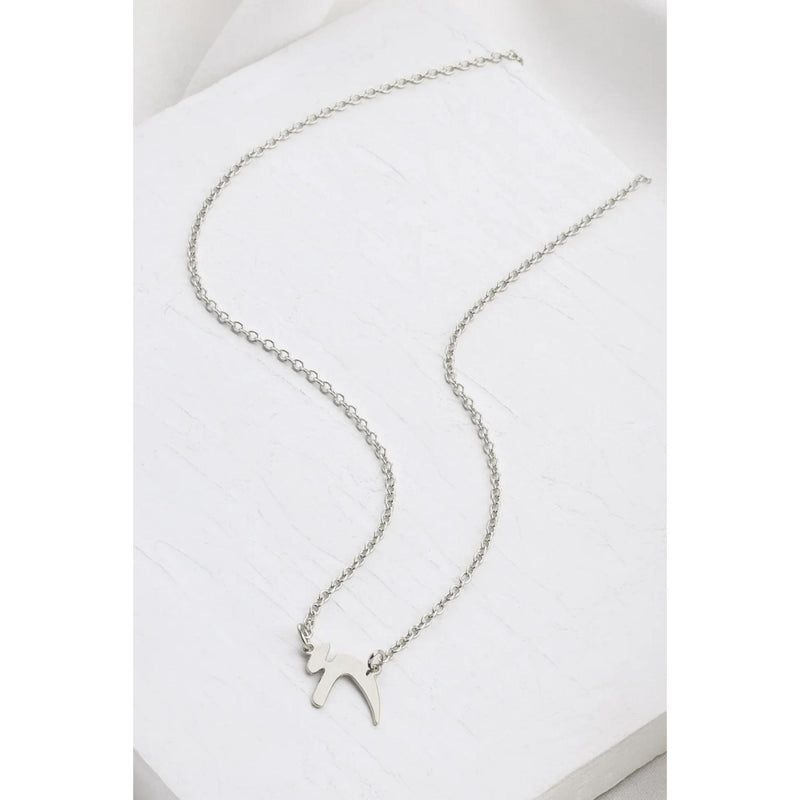 Modern Chai 'Life' Necklace in Silver by Shlomit Ofir