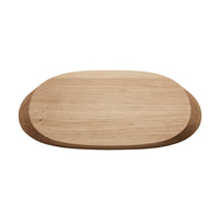 Solid Oak Oval Challah Board by Georg Jenson