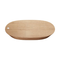 Solid Oak Oval Challah Board by Georg Jenson