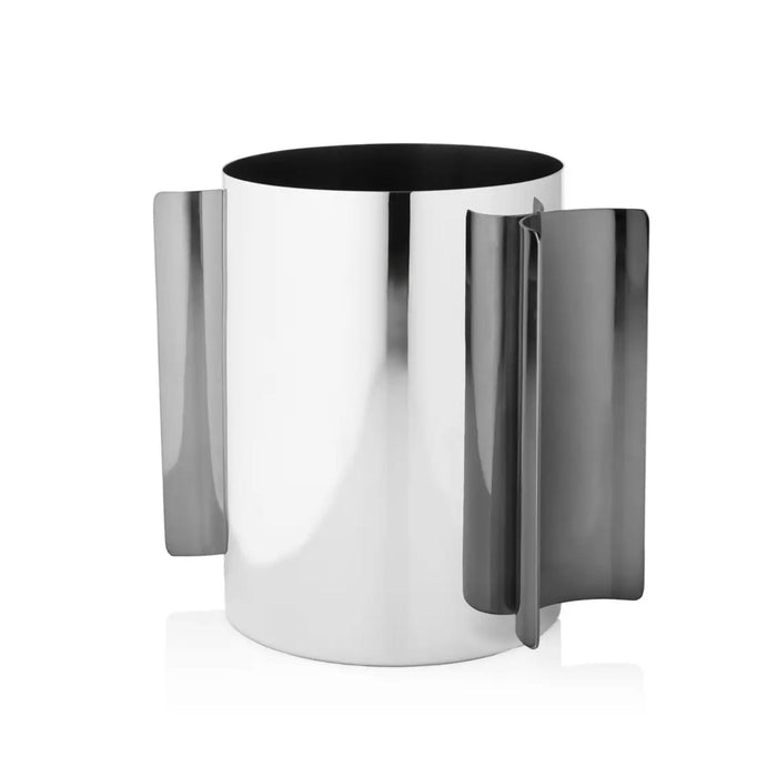 Silver and Gunmetal Netilat Yadaim Cup (Washing Cup) by Godinger