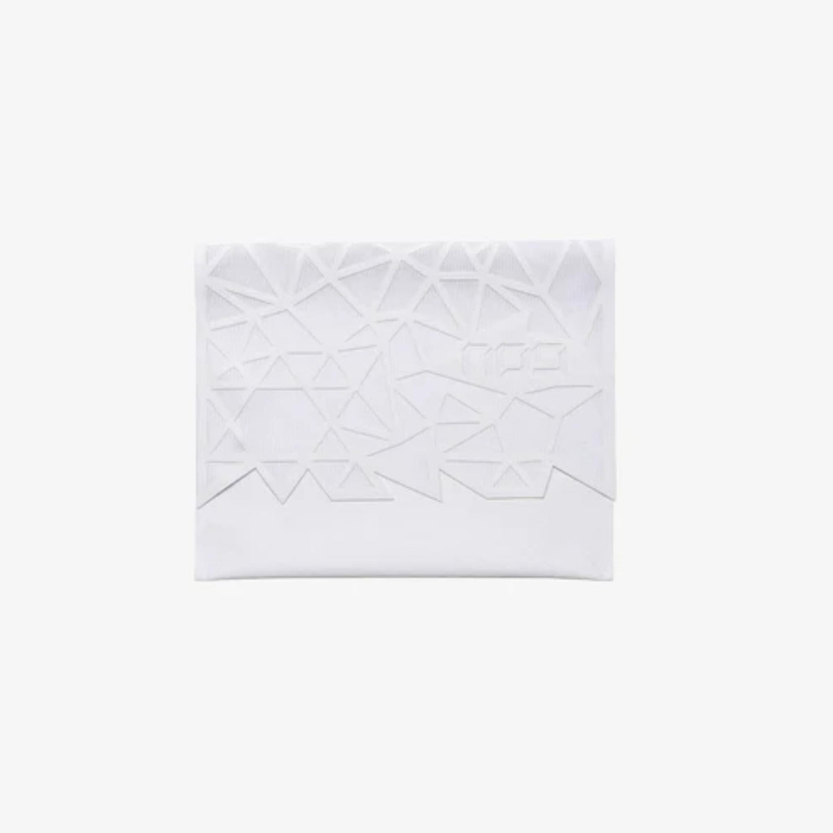Geometric Afikomen Bag in White by Apeloig Collection