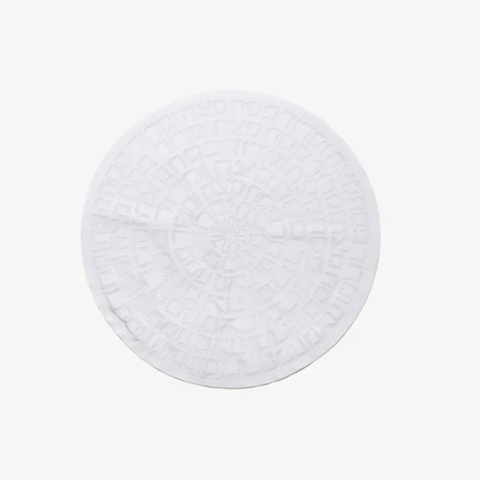 Type Matzah Cover in White by Apeloig Collection