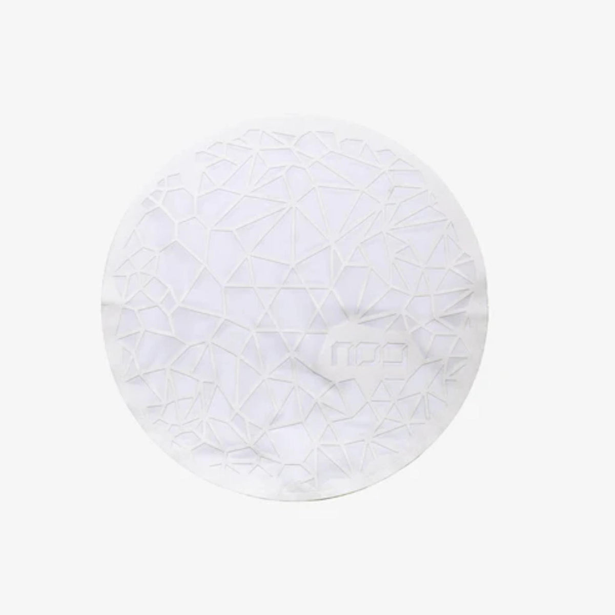 Geometric Matzah Cover in White by Apeloig Collection