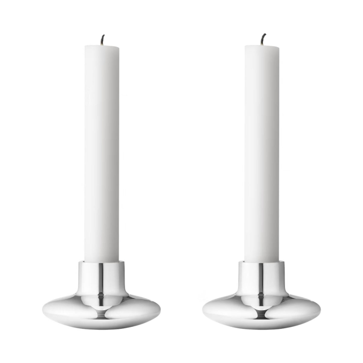 Koppel Shabbat Candlesticks by Georg Jensen