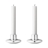 Koppel Shabbat Candlesticks by Georg Jensen