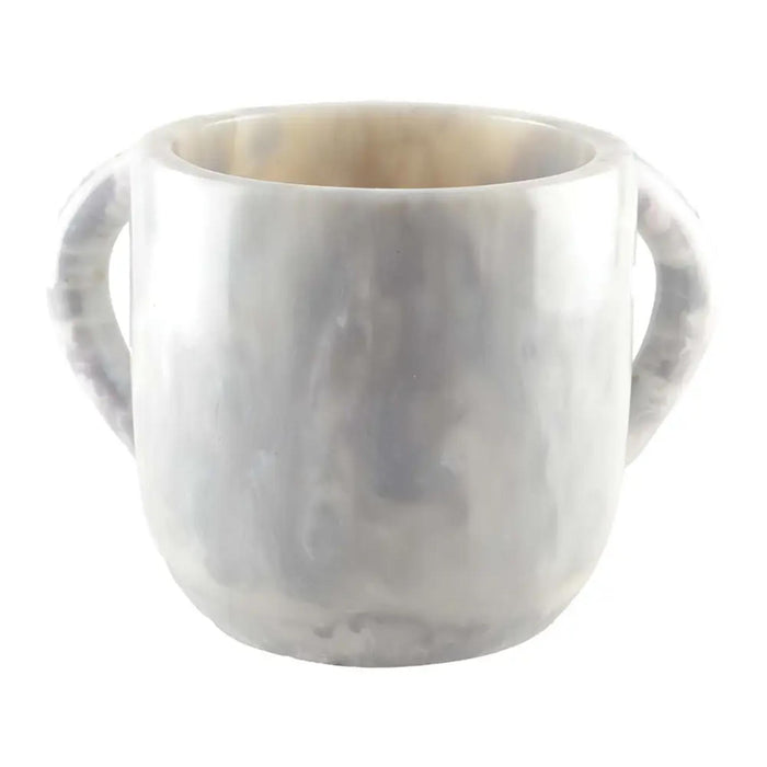 White Resin Netilat Yadayim/ Washing Cup by Aulicia