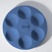 Fine Concrete Seder Plate in Blue by Logifaces