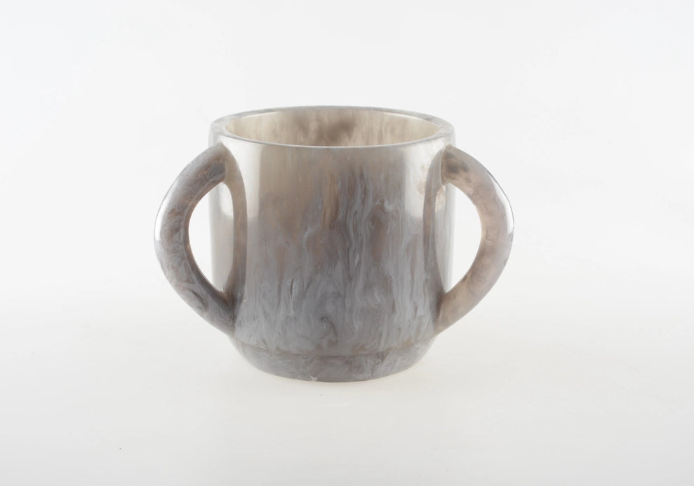 Black Resin Netilat Yadayim/ Washing Cup by Aulicia