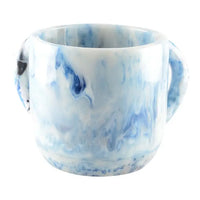 Blue Resin Netilat Yadayim/ Washing Cup by Aulicia