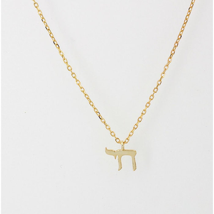 Chai 'Life' Necklace Contemporary in Gold by Penny Levi