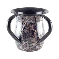 Black Marble Netilat Yadayim/ Washing Cup by Aulicia