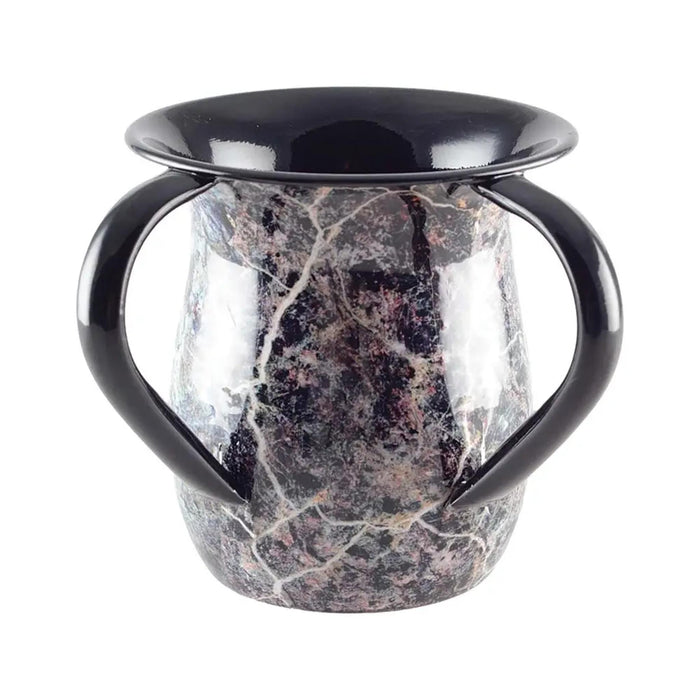 Black Marble Netilat Yadayim/ Washing Cup by Aulicia