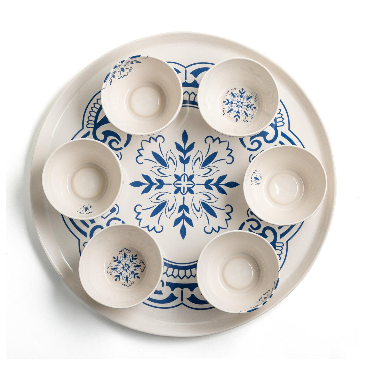 Decorated Ceramic Seder Plate by the Israel Museum