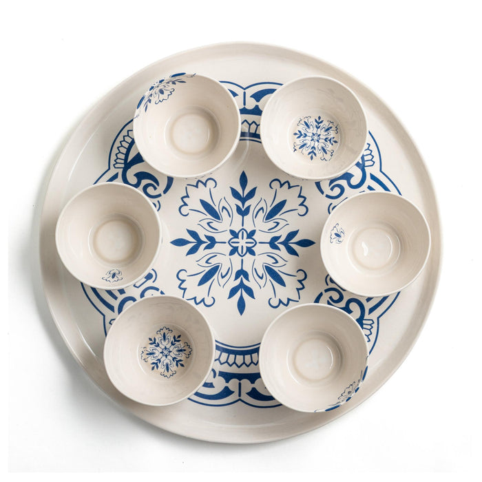 Decorated Ceramic Seder Plate by the Israel Museum