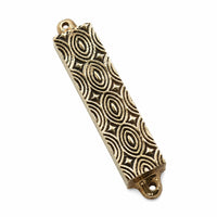 Mezuzah Art Deco No.3 Brass Mezuzah by Mi Polin