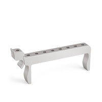 Chai Chanukiah in Silver by Arik Weiss for the Israel Museum