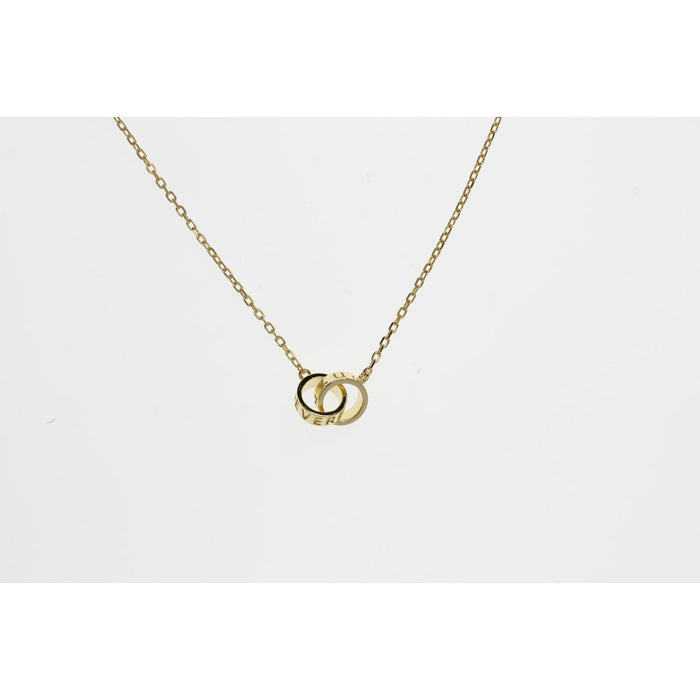 Never Forget/ Am Yisrael Chai Links Necklace in Gold by Penny Levi