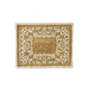 Full Embroidery Matzah & Afikomen Set in Gold by Yair Emanuel