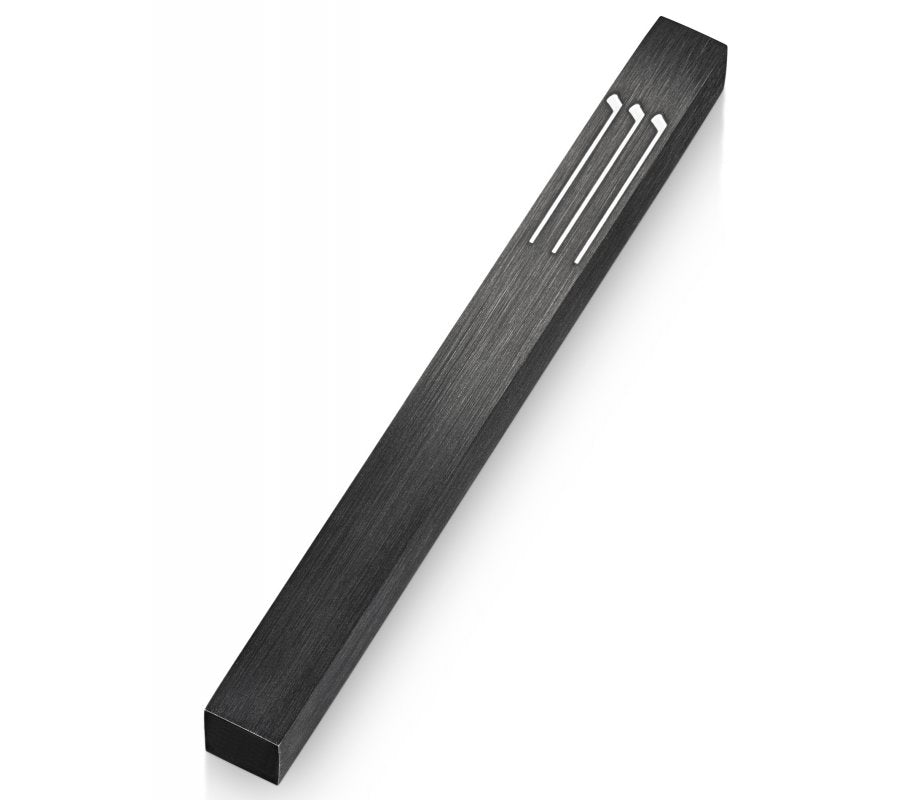 Musical Shin Mezuzah in Black by Adi Sidler