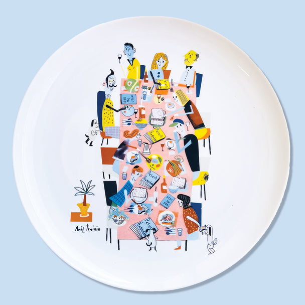 Modern Family Seder Plate by Barbara Shaw