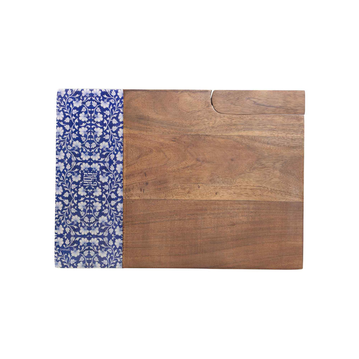 Armenian Blue Challah Board by Yair Emanuel