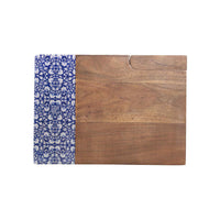 Armenian Blue Challah Board by Yair Emanuel