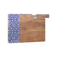 Armenian Blue Challah Board by Yair Emanuel